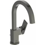 Ideal Standard Смесител за мивка Ideal Standard Atelier Extra, въртящ се чучур сив, Magnetic Grey, с изскачащ клапан (BD504A5)