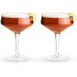 TRUEBRANDS Viski Кристални чаши купе raye 2бр. - 207мл (viski-5399)