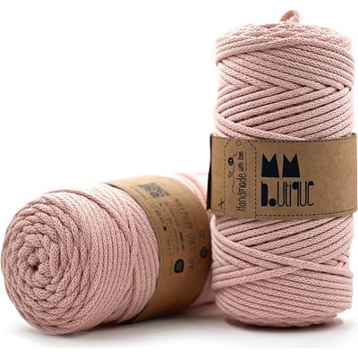 MMboutique bavlněná šňůra Premium 5mm Pastel pink