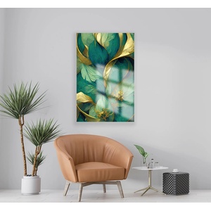 Art gift Стъклено АРТ пано - Златен вихър