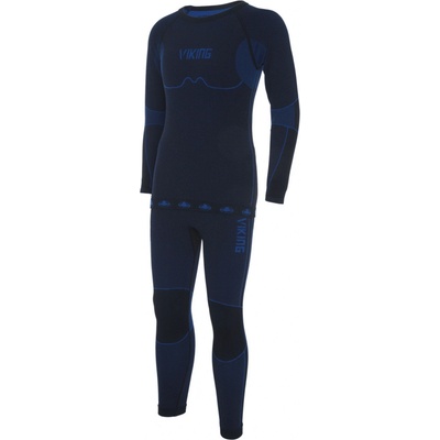 Viking Riko Kids SET detské termoprádlo čierna
