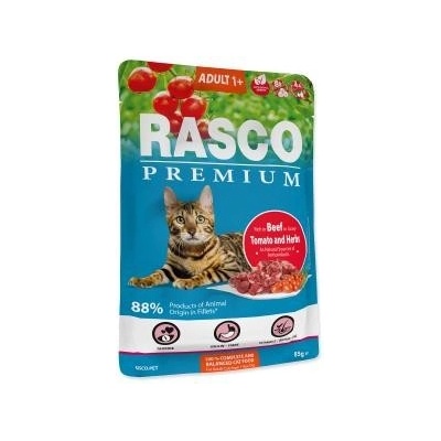 RASCO Premium Adult hovädzie s paradajkami a bylinkami 85 g
