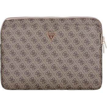 Guess PU 4G Triangle Logo Obal pro Notebook 14" - hnedá 14543221