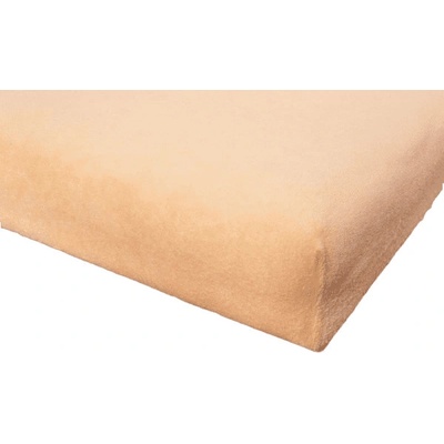 Smolka froté prostěradlo Pomerančové světle 100x200