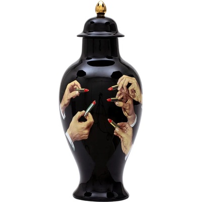 Seletti Ваза TOILETPAPER LIPSTICKS 46, 5 cм, черна, Seletti (SLT09793)