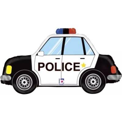 Grabo Nafukovací balónek policejní auto 86 cm