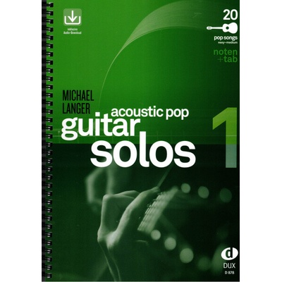 Acoustic Pop Guitar Solos 1 20 skladieb pre gitaru v prevedení TAB