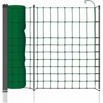 STANDARD zelená elektrická sieť pre ohradníky pre psy, králiky, mačky, výška 65 cm, 50 m, 1 hrot