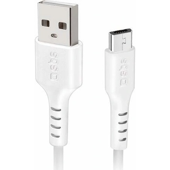 SBS TECABLEMICROWMicro USB/USB, 1m, bílý