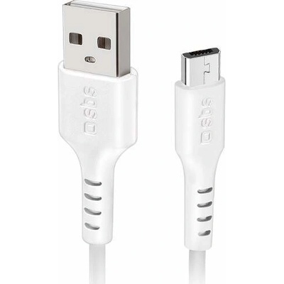 SBS TECABLEMICROWMicro USB/USB, 1m, bílý