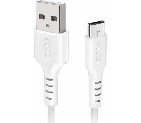 SBS TECABLEMICROWMicro USB/USB, 1m, bílý