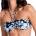 Roxy Дамско бикини горнище Roxy Women's Summer Surf Bandeau Bikini top - Anthracite The Mo (150-6365-0112)