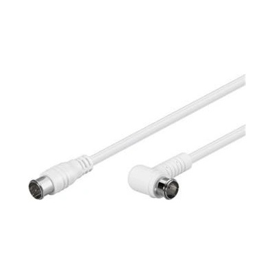Prepojovací kábel F-konektor QUICK rovný/zahnutý 3,5m