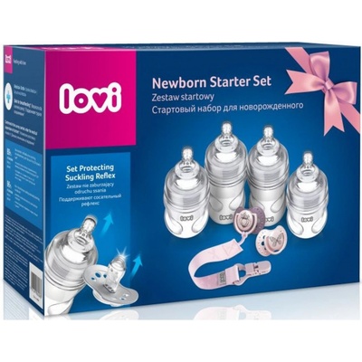 Lovi novorodenecká štartovacia sada Botanic Girl ružová