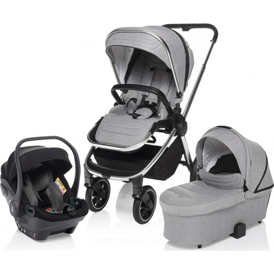ZOPA Set Move Cross + korba XL + autosedačka 2024 Silver Grey/Silver