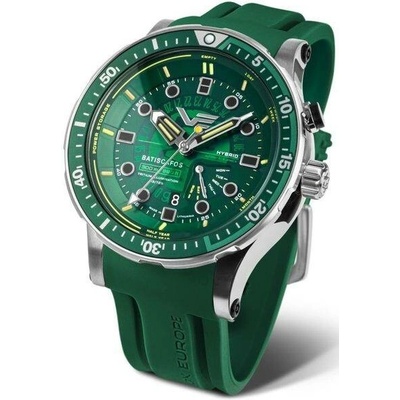 Vostok Europe PX84/511A770 Zelený silikonový řemínek