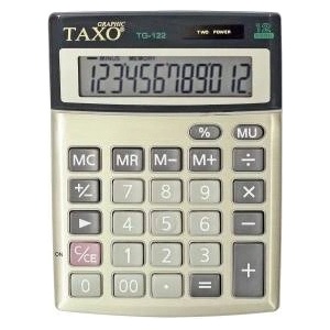 TITANUM Calculator Taxo 12- position TG-122 silver Калкулатори