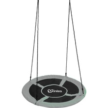 Inlea Závesný hojdací kruh 90 cm sivý