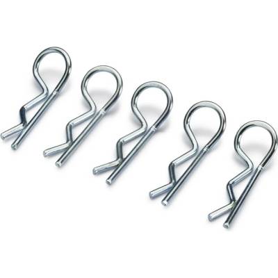 Body Clips small/silver (10) 2440012 Щипки за купе малки/сребърни 10 броя (2440012)