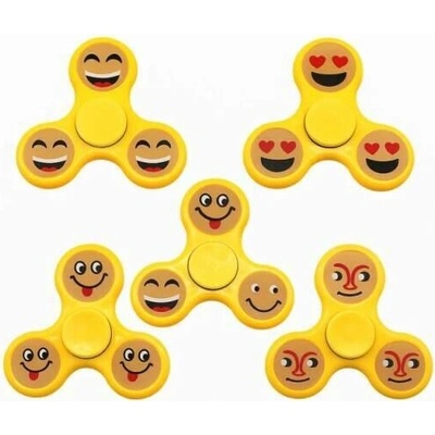 Antistresový Fidget Spinner Emoji žlutý sytý