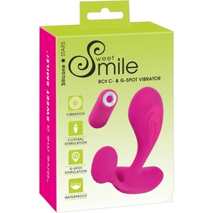 Sweet Smile Smile rc - вибратор за g-точка с дистанционно - презареждащ се - розов