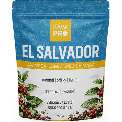 KávaPRO El Salvador Apaneca Ilamatepec La Mada výběrová káva mletí moka 250 g