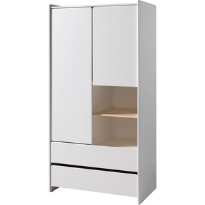 Vipack Бял детски гардероб , 90 x 180 cm Kiddy - Vipack (KIKL2214)