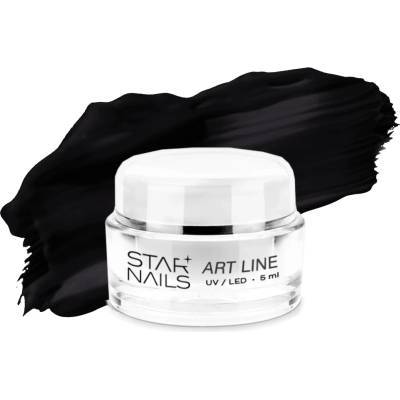 Starnails Artist Master UV/LED Gel 1701 čierny 5 g