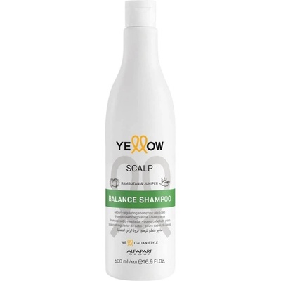 ALFAPARF Milano Yellow Scalp Балансиращ шампоан за мазна коса и скалп, 500 ml