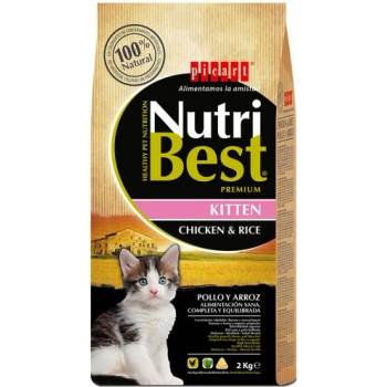 Piensos Picart PICART NutriBest Cat Kitten - пълноценна храна за подрастващи котенца, с пиле и ориз - 8 кг, Испания - 040116