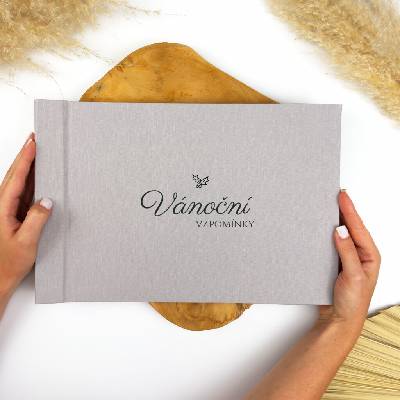 Lovelu Vánoční fotoalbum šedé - Vánoční vzpomínky