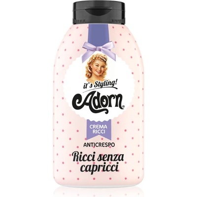 Krém na kudrnaté a vlnité vlasy Adorn Curly Hair Cream 200 ml