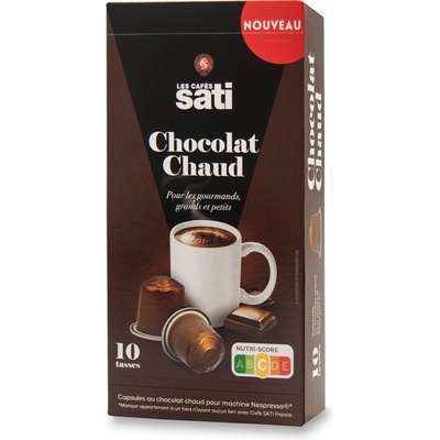Sati Horká čokoláda kapsle do kávovaru 10 kapslí