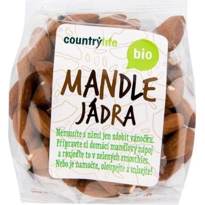Country Life Mandle sladké BIO 250 g