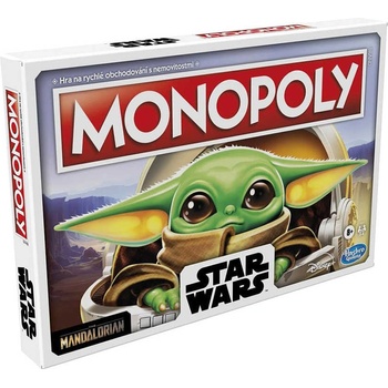 Společenská hra Monopoly Star Wars The Mandalorian The Child CZ verze + Star Wars Baby Yoda figurka 2balení A
