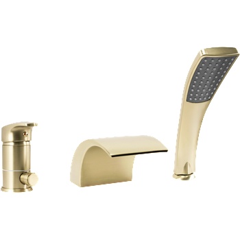 Rea Смесител за вана Rea Riven Brush Gold (REA-B0494)