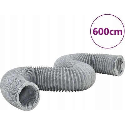 VidaXL Ventilační kabel PVC 6 m 12,5 cm
