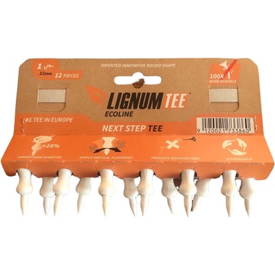Lignum Tee Ecoline Next Step 32mm 12ks bílá – Hledejceny.cz