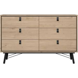 Tvilum Нисък скрин с дъбов декор в естествен цвят 153x95 cm Ry - Tvilum (86012hlhl)