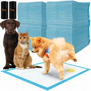 Purlov 21601 Tréningové absorpčné podložky pre psov 60 x 60 cm 100 ks