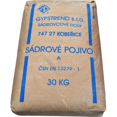 Sádra stavební 30 kg šedá Het