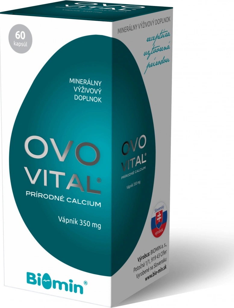 Toto je absolútny víťaz porovnávacieho testu - produkt Biomin Calcium Ovovital 60 kapsúl