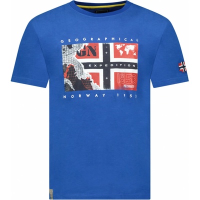 Geographical Norway tričko pánnské JIDALGO MEN modrá