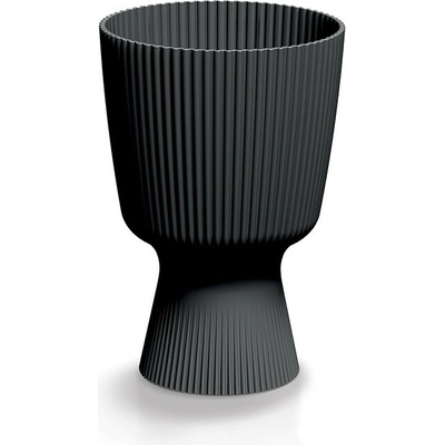 Prosperplast Kvetináč Milla Guľatý grafit, 14,6 cm
