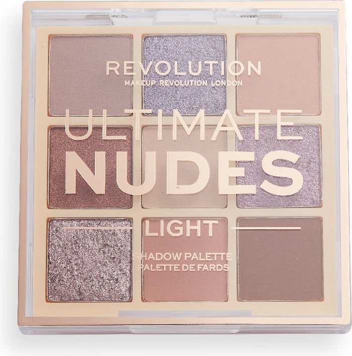 Revolution Beauty Ultimate Nudes Eyeshadow Palette Light Палитра 8gr