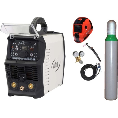 Alfain Perun 160 T HF PULSE + kabely 25/3m + Tig hořák + kukla Robot + ventil + lahev
