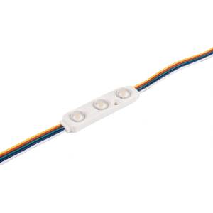 ELMARK 3led МОДУЛ С ОПТИЧНА ЛЕЩА 12v 2.88w rgbw (99ledm033rgbw)