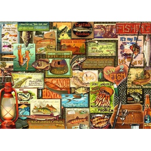 Ravensburger - Puzzle Gone Fishing - 1 000 piese