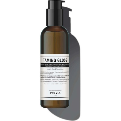 PREVIA Taming Gloss 200 ml – vyhlazující emulze na vlasy proti krepatění s hedvábným leskem