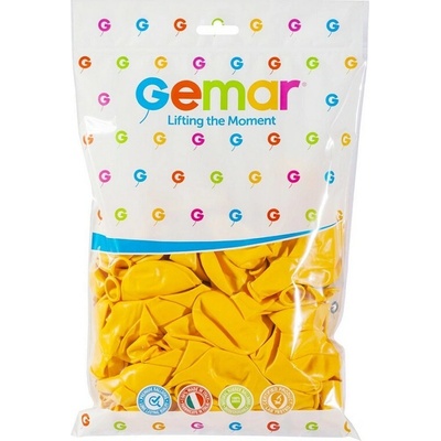 Gemar OB balónky G90 02 10 balónků žluté